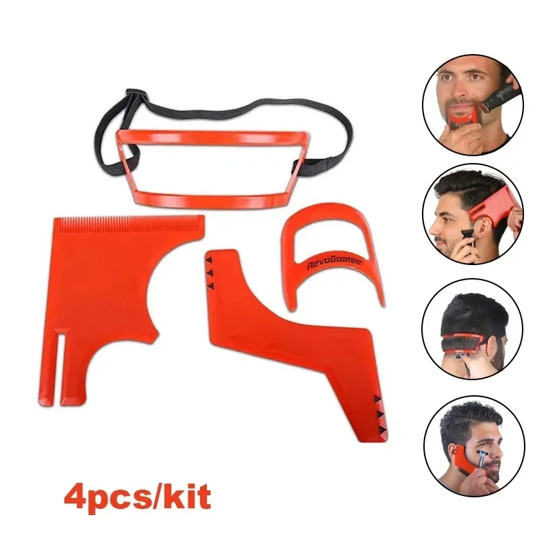 Men'S Grooming Scissors - 2/4 Stuks Mannen Baard Kammen Haartrimmers