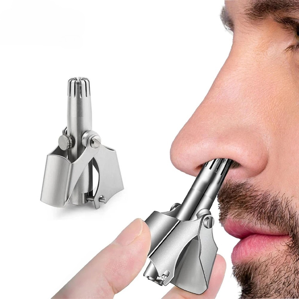 Men'S Grooming Razor - Neushaartrimmerreiniger voor mannen en vrouwen, roestvrij