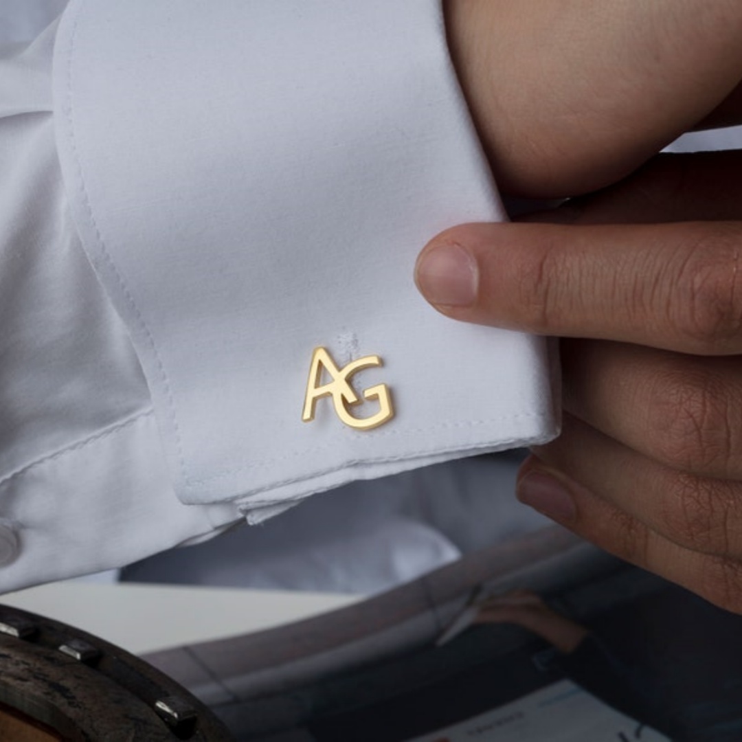 Men'S Grooming For Wedding - Aangepaste naam manchetknopen voor mannen roestvrij