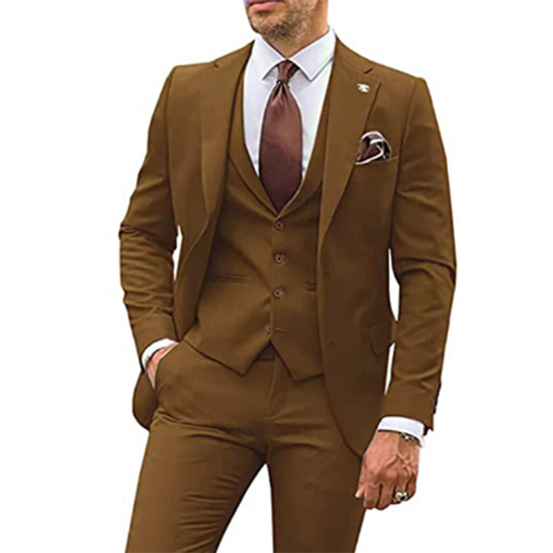 3 Stuks Beige Pakken Voor Mann - Men Grooming Outfit recensie en prijs