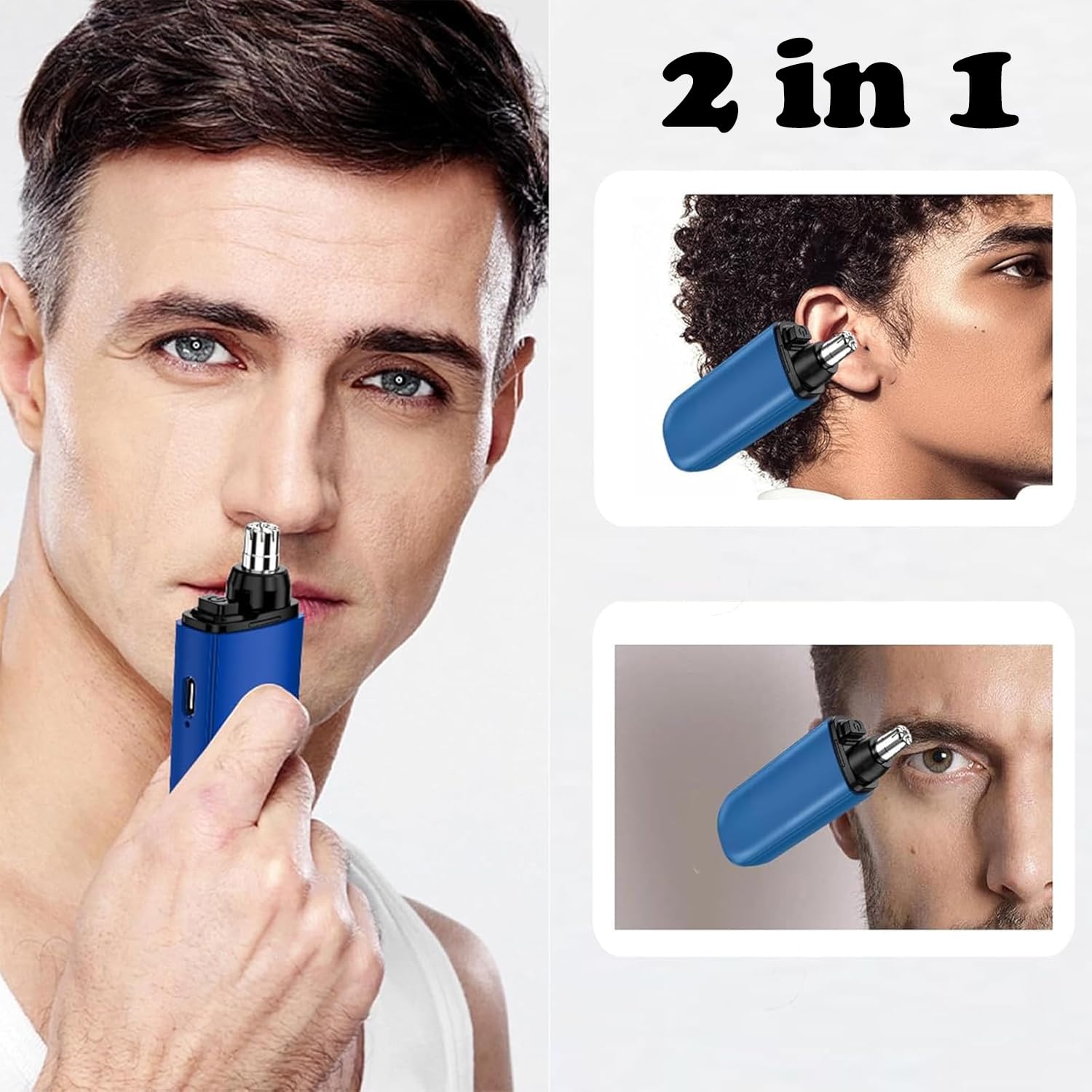 Neus- en oorhaartrimmer USB op - Men'S Grooming Scissors recensie en prijs
