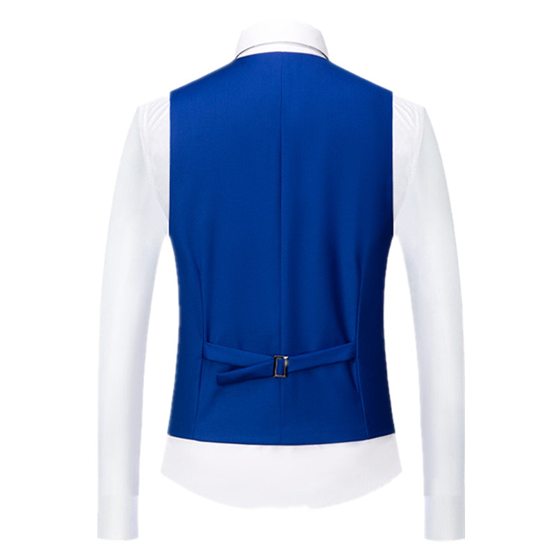 Pure Kleur Formeel Pak Vest Zw - Men Grooming Outfit recensie en prijs
