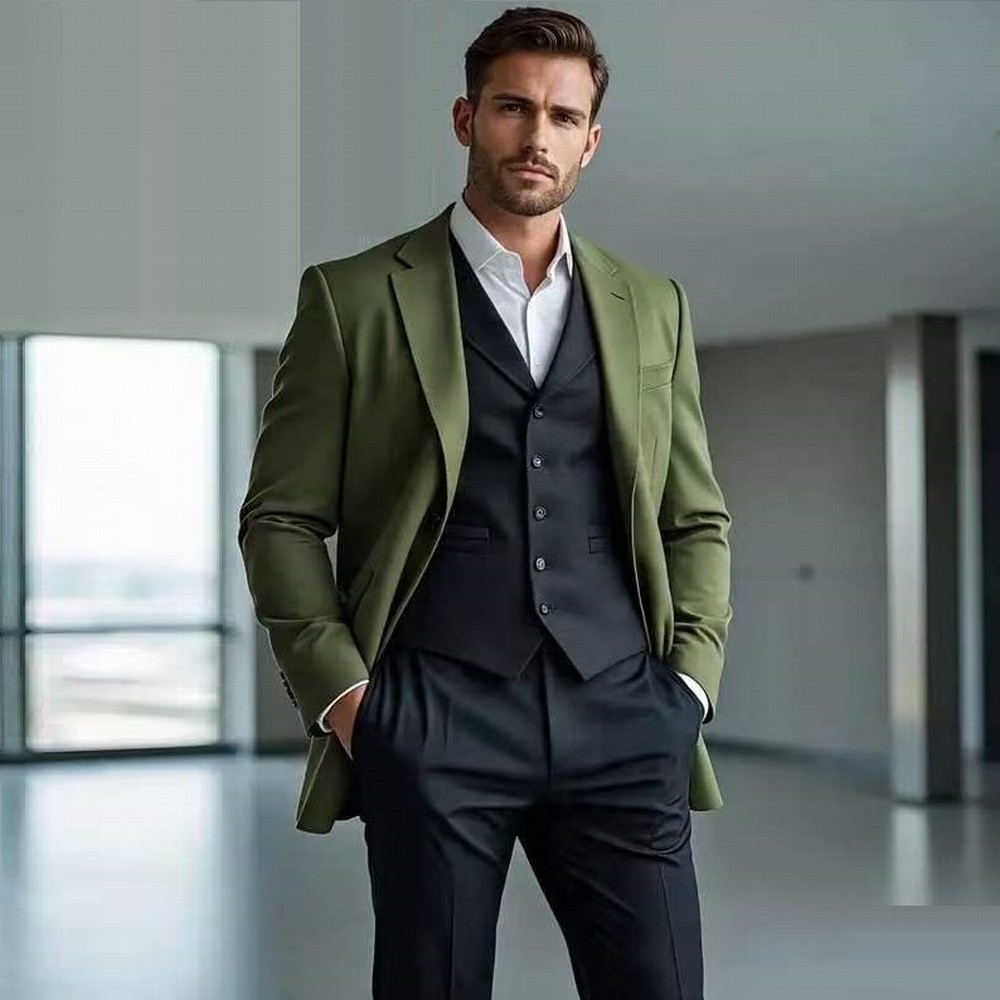 Modieuze, legergroene en zwart - Men'S Grooming For Wedding recensie en prijs