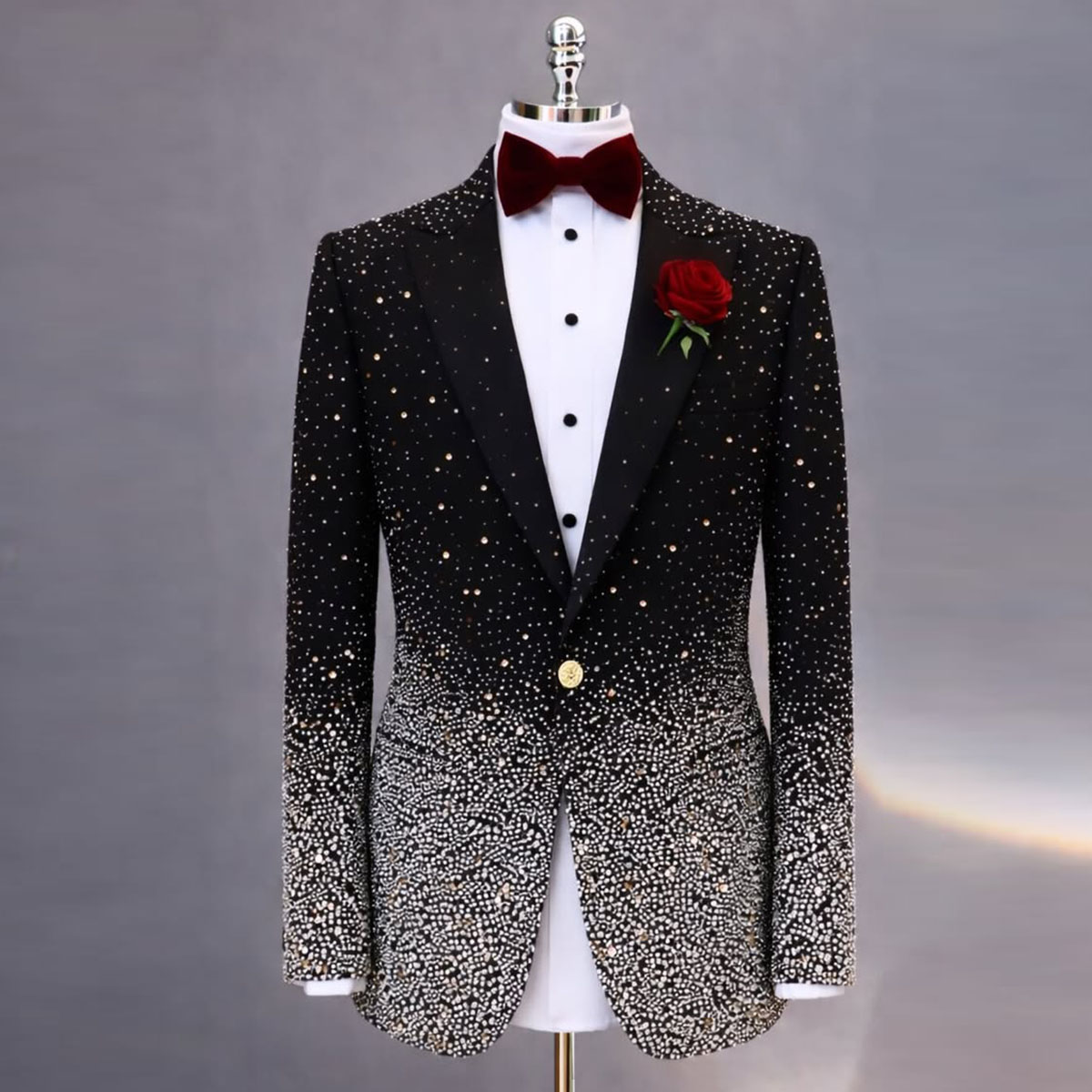 Knappe Strass Diamant Mannen P - Men Grooming Outfit recensie en prijs